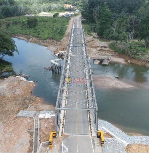 Pembangunan Jembatan Nanga Pinoh - Ela Hilir Batas Kalteng Cs (MYC)