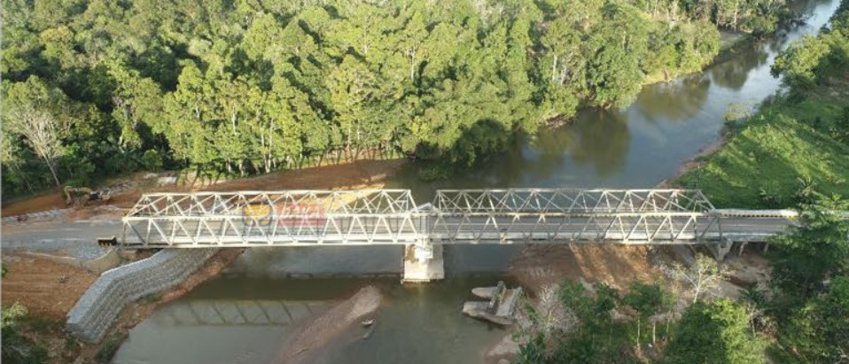 Pembangunan Jembatan Nanga Pinoh - Ela Hilir Batas Kalteng Cs (MYC)